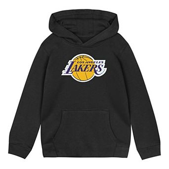 Toddler Outerstuff Black Los Angeles Lakers Primary Logo Hoodie
