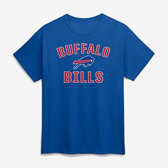 Men's Logo Athletic Royal Buffalo Bills Cotton Victory Arch T-Shirt