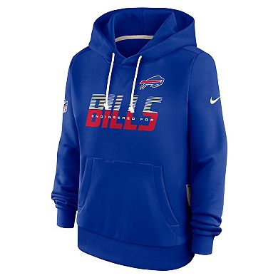 Women's Nike Royal Buffalo Bills Sideline Standard Issue Dri-FIT Hoodie