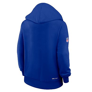 Women's Nike Royal Buffalo Bills Sideline Standard Issue Dri-FIT Hoodie