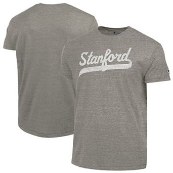 Men's Champion Charcoal Stanford Cardinal Vintage Triumph Tri-Blend T-Shirt