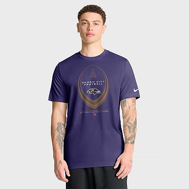Men's Nike Purple Baltimore Ravens Legend Icon Dri-FIT T-Shirt