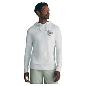 Men's FAHERTY Heather Gray New York Knicks Sunwashed Slub Lightweight Hoodie
