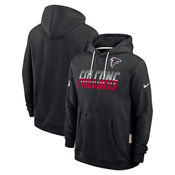 Men's Nike Black Atlanta Falcons Sideline Standard Issue Top Prospect Dri-FIT Hoodie
