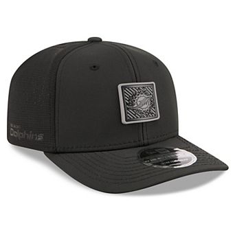 Men's New Era Black Miami Dolphins 2026 NFL Training Camp 9SEVENTY Adjustable Hat