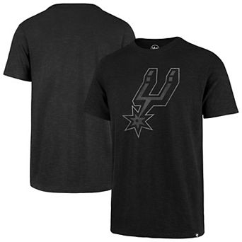 Men's '47 Black San Antonio Spurs Grit Scrum T-Shirt