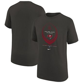 Youth Nike Pewter Tampa Bay Buccaneers Icon Legend Dri-FIT T-Shirt