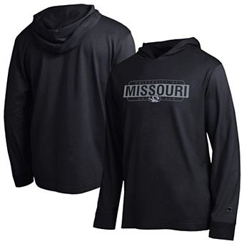Men's Champion Black Missouri Tigers Gradient All-Star Long Sleeve Hoodie T-Shirt