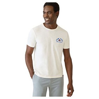 Men's FAHERTY White New York Knicks So Nice They Named It Twice Sunwashed T-Shirt