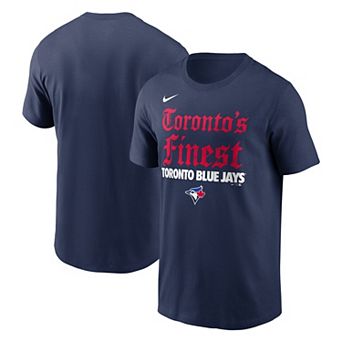 Men's Nike Navy Toronto Blue Jays City Connect Handwriting Club T-Shirt