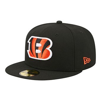 Men's New Era Black Cincinnati Bengals 59FIFTY Fitted Hat