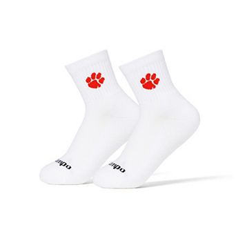 Unisex Del Campo White Clemson Tigers Quarter-Length Socks