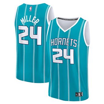 Youth Fanatics Brandon Miller Teal Charlotte Hornets Fast Break Replica Jersey - Icon Edition