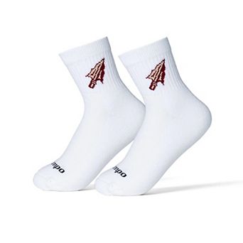 Unisex Del Campo White Florida State Seminoles Quarter-Length Socks