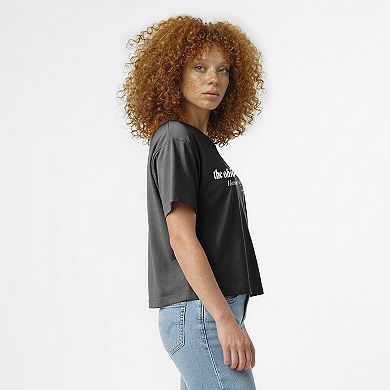 Women's Champion Black Ohio State Buckeyes Home Wordmark T-Shirt