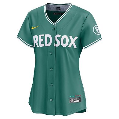 Women's Nike Green Boston Red Sox 2025 City Connect Limited Jersey