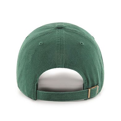 Men's '47 Green Minnesota Wild Logo Clean Up Adjustable Hat