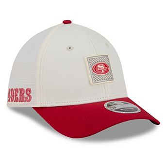 Men's New Era Cream/Scarlet San Francisco 49ers 2026 NFL Training Camp 39THIRTY Flex Hat