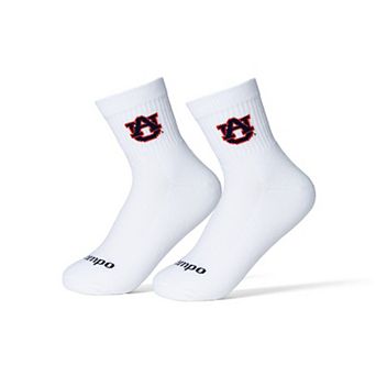 Unisex Del Campo White Auburn Tigers Quarter-Length Socks