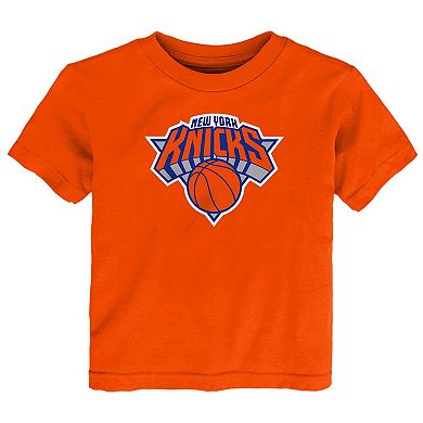 Infant Outerstuff Orange New York Knicks Primary Logo T-Shirt