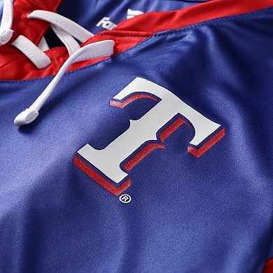 Women's Profile Royal Texas Rangers Lace-Up T-Shirt