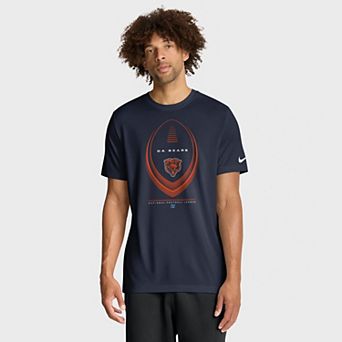 Men's Nike Navy Chicago Bears Big & Tall Legend Icon Dri-FIT T-Shirt