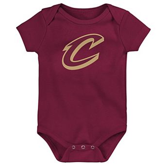 Newborn Outerstuff Wine Cleveland Cavaliers Primary Logo Creeper