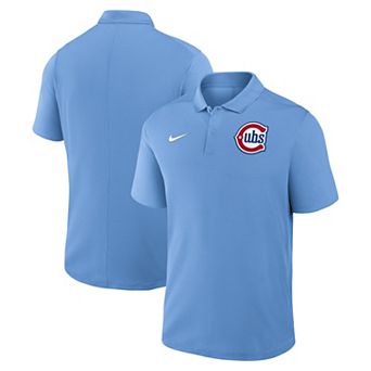 Men's Nike Light Blue Chicago Cubs Alternate Victory Dri-FIT Polo