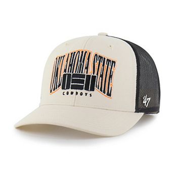 Men's '47 Natural Oklahoma State Cowboys Drawbridge Trucker Adjustable Hat