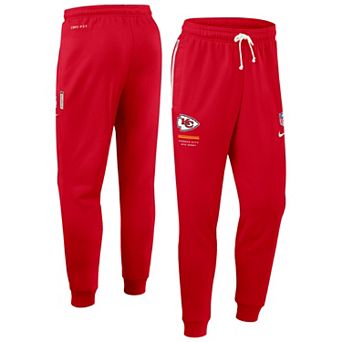 Men's Nike Red Kansas City Chiefs Sideline Standard Issue Touchback Kick Dri-FIT Taper Pants
