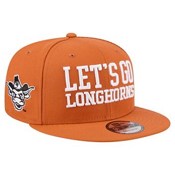 Men's New Era Texas Orange Texas Longhorns Go Team 9FIFTY Snapback Hat
