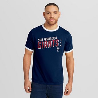Men's Darius Rucker Collection by Fanatics Navy San Francisco Giants Americana Washed Ringer T-Shirt