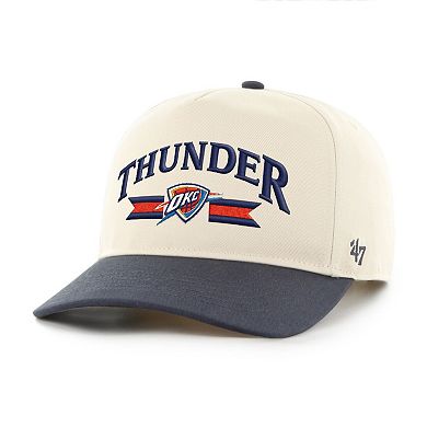 Men's '47 Natural Oklahoma City Thunder Fast Break Chase Hitch Adjustable Hat