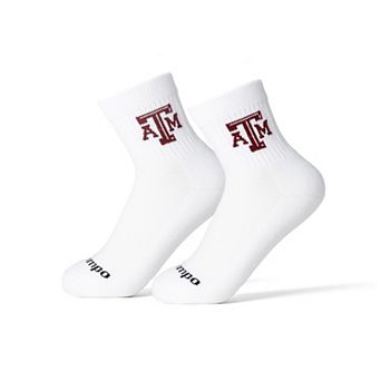 Unisex Del Campo White Texas A&M Aggies Quarter-Length Socks
