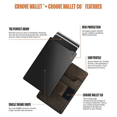 Groove Life Cincinnati Bengals Engraved Wallet with Money Clip