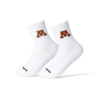Unisex Del Campo White Minnesota Golden Gophers Quarter-Length Socks