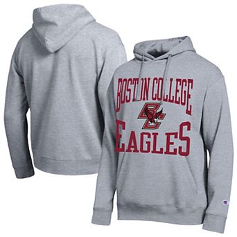 Men's Champion Heather Gray Boston College Eagles Team Hoodie