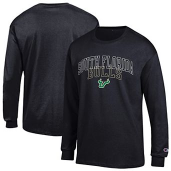 Men's Champion Black South Florida Bulls Team Long-Sleeve T-Shirt