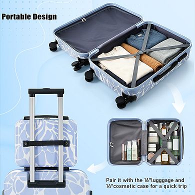 Merax 5-Piece Hardside Luggage Set with TSA Lock, ABS Spinner Suitcases & 360° Quiet Rolling Wheels