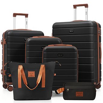 Merax Travelpro Max 6 pc Hardside Spinner Luggage Set with TSA Lock