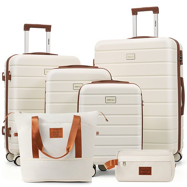Merax Travelpro Max 6-Piece Hardside Spinner Luggage Set with TSA Lock