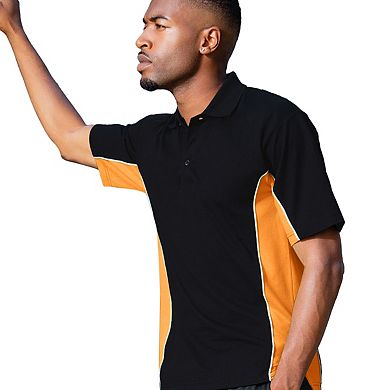 Gamegear® Mens Track Pique Short Sleeve Polo Shirt Top