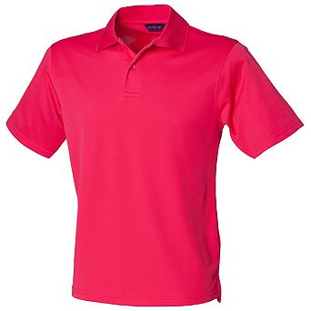 Henbury Mens Coolplus® Pique Polo Shirt