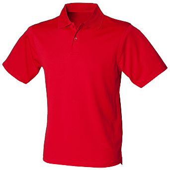 Henbury Mens Coolplus® Pique Polo Shirt