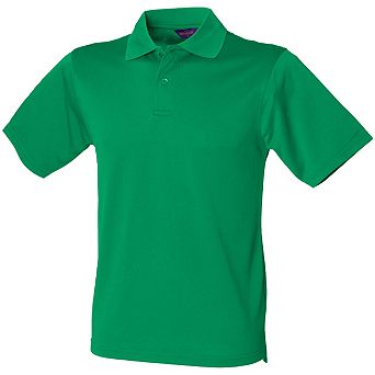 Henbury Mens Coolplus® Pique Polo Shirt