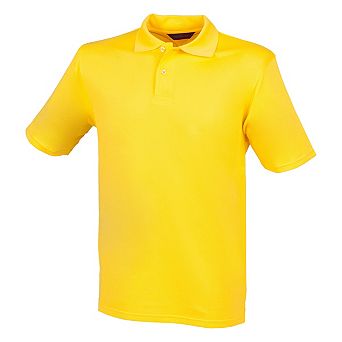 Henbury Mens Coolplus® Pique Polo Shirt