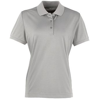 Premier Womens/Ladies Coolchecker Short Sleeve Pique Polo T-Shirt