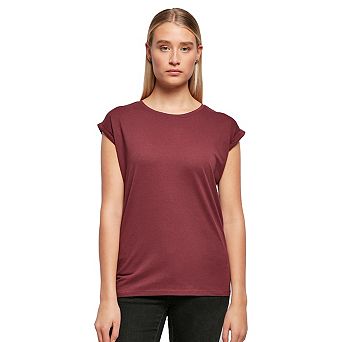 Build Your Brand Womens/Ladies Extended Shoulder T-Shirt