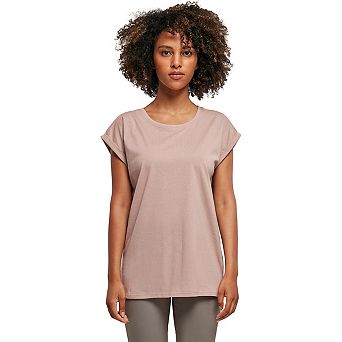 Build Your Brand Womens/Ladies Extended Shoulder T-Shirt