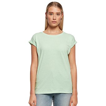 Build Your Brand Womens/Ladies Extended Shoulder T-Shirt